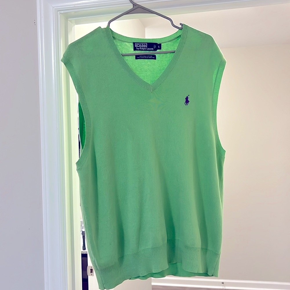 Pillow by Ralph Lauren, golf Vest lime